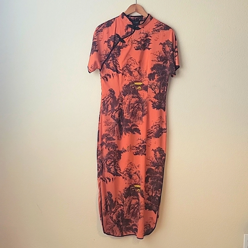 ZARA Mandarin Color Dress